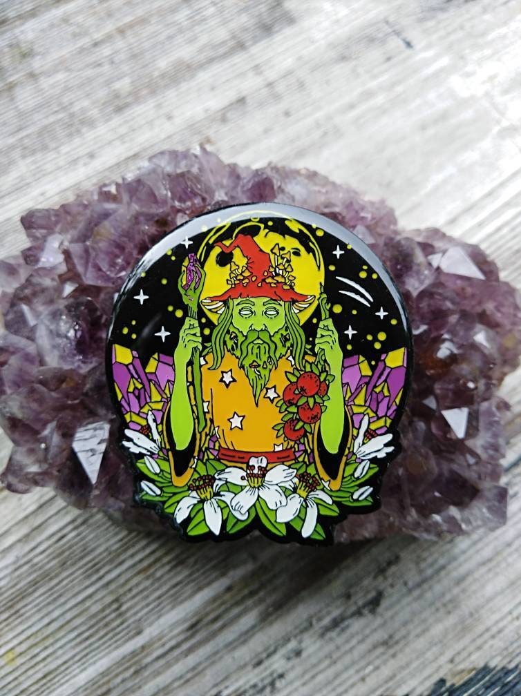 Full Moon Wizard Pin