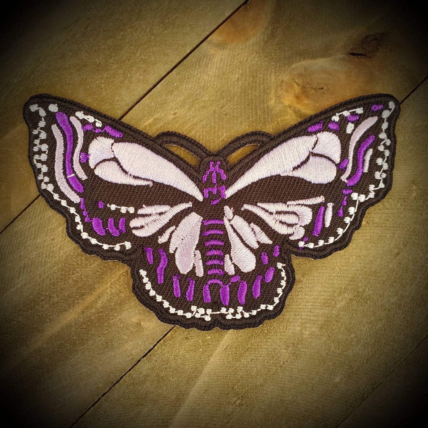 4 Inch Purple Monarch Patch